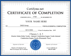 Forklift Operator License – A Ratification